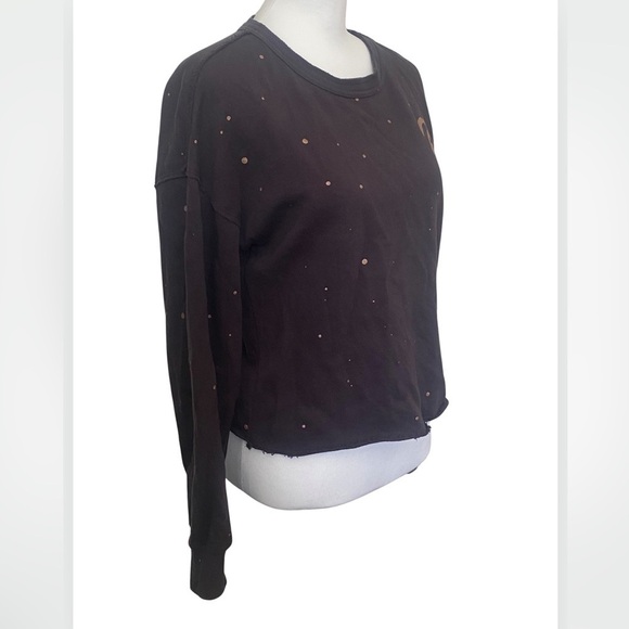 PELOTON Oversized Metallic Dot Long Sleeve Top XS - Picture 5 of 10